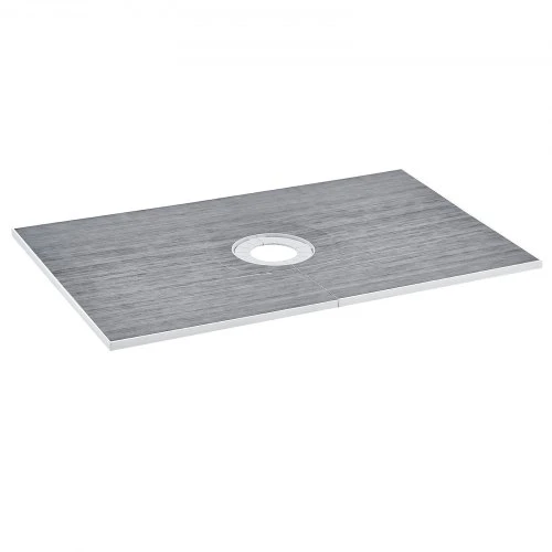 VEVOR Dušo bortelio rinkinys, 1524 x 965 mm dušo padėklo komplektas su 160 mm centrine nuotaka