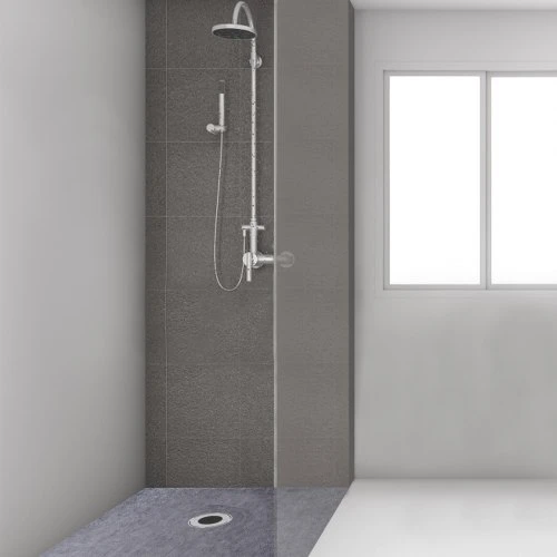 VEVOR Dušo bortelio rinkinys, 38" x 60", ABS, su 4" centriniu jungiamuoju flanšu