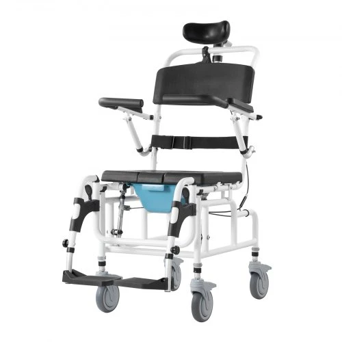 VEVOR Dušo vežimėlis HFK-3331, 44,5 cm, baltas ir juodas