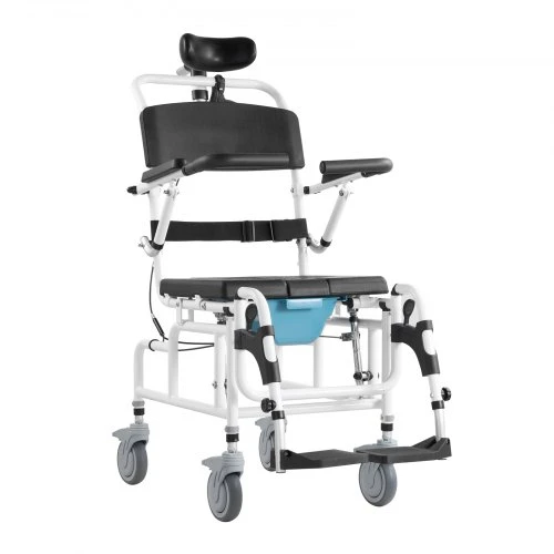 VEVOR Dušo vežimėlis HFK-3331, 44,5 cm, baltas ir juodas