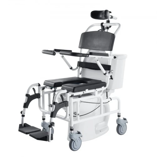 VEVOR Dušo vežimėlis HFK-3331, 44,5 cm, baltas ir juodas