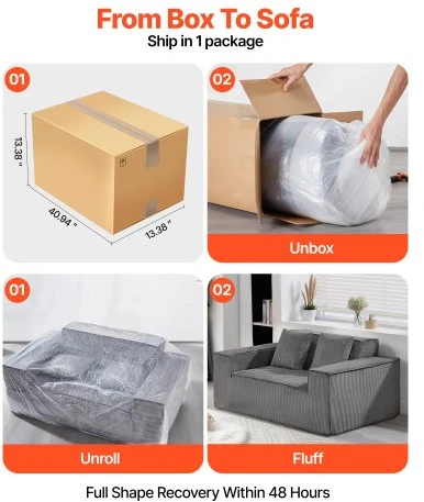 VEVOR Dviaukštė sofa, 160 cm, pilka, 2 vietų