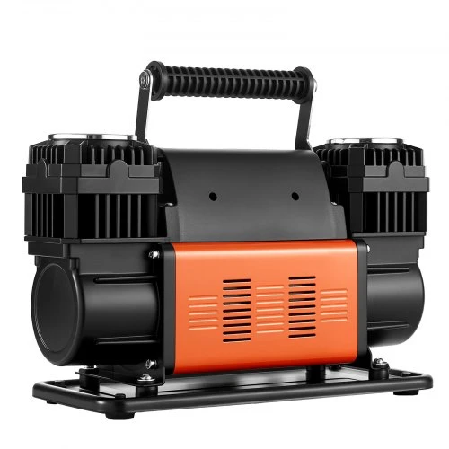 Koduva VEVOR dviejų cilindrų sunkiasvoris oro kompresorius, 300 l/min, 12 V, 150 PSI