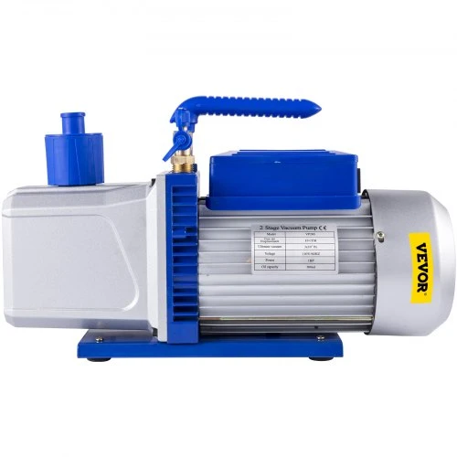 VEVOR Dviejų pakopų vakuuminis siurblys, 746 W (1 HP)