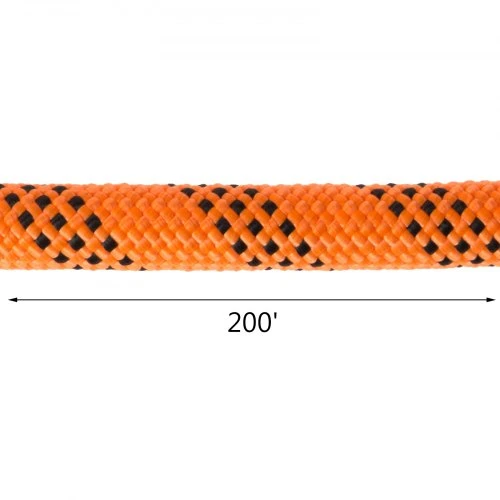 VEVOR Dvigubo pynimo poliesterio virvė, 9/16 col., 200 ft, 8600 lbs