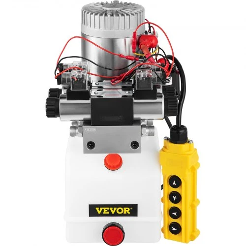 VEVOR Dvigubo veikimo hidraulinis siurblys, 12 V DC, dvigubas solenoidas