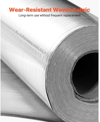 VEVOR Dvipusė atspindinti izoliacinė ritinė, 0,15 mm, 38,1 m x 1,22 m