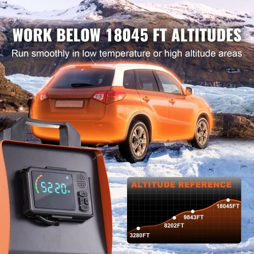 VEVOR Dyzelinis šildytuvas XMZ-D1 12 V, 8 kW, Bluetooth, LCD, automobiliui ir RV