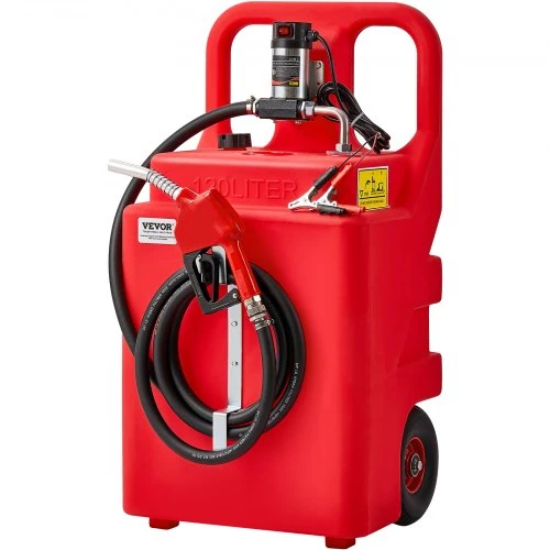 VEVOR Dyzelino perpilimo talpa, 32 gal., su 12 V DC 10 GPM elektriniu siurbliu