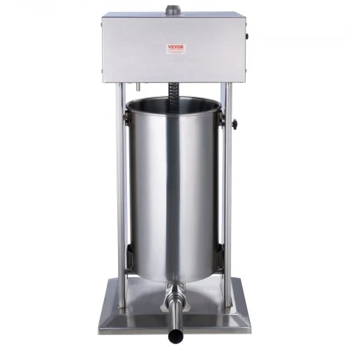 VEVOR Elektrinė dešrų kimštuvė, 25 l / 55 lb vertikali, 400 W, su pėdiniu jungikliu ir 5 antgaliais