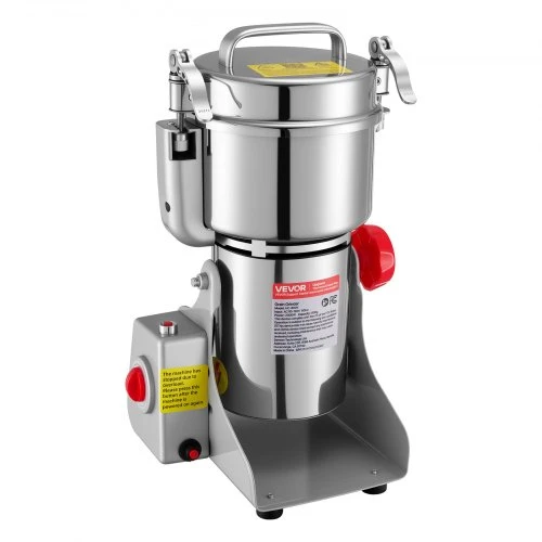 Koduva VEVOR elektrinė grūdų malūnėlė, 800g, 2100 W, nerūdijančio plieno, swing tipo