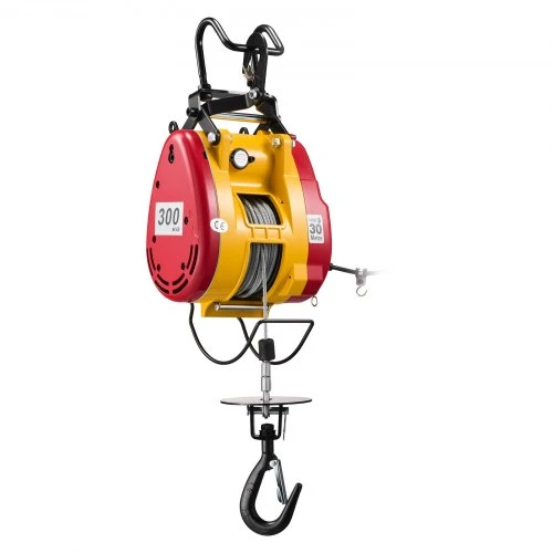 Koduva VEVOR elektrinė keltuvė-vinčas 2-in-1, 300 kg, 1500 W, 30 m, 18,9 m/min, laidinis ir belaidis pultas