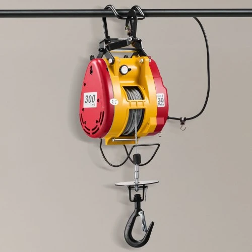 Koduva VEVOR elektrinė keltuvė-vinčas 2-in-1, 300 kg, 1500 W, 30 m, 18,9 m/min, laidinis ir belaidis pultas
