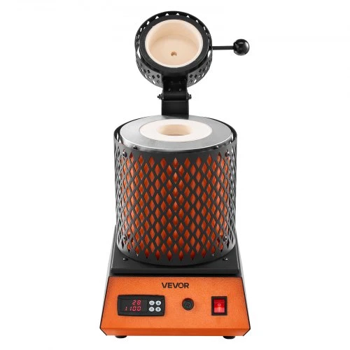 VEVOR Elektrinė lydymo krosnis, 1350 W, 1150 °C, su 3kg keramine tigle