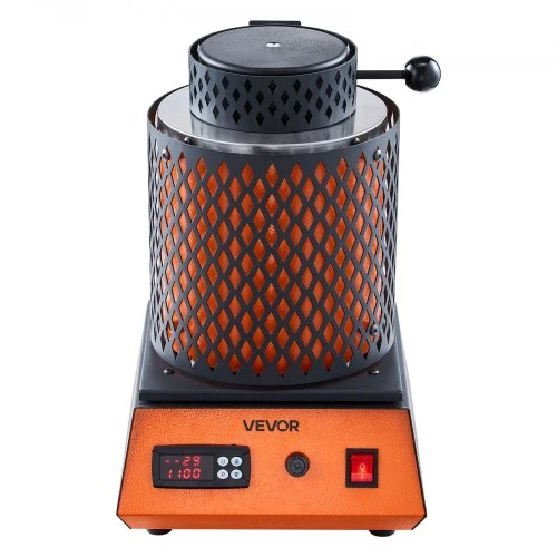 VEVOR Elektrinė lydymo krosnis, 1350 W, 1150 °C, su 3kg keramine tigle