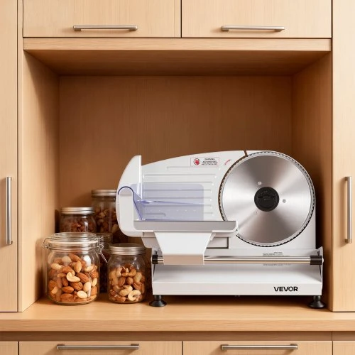 Koduva VEVOR elektrinė mėsmalė, 190 mm SUS420 peilis, pilka, SL520