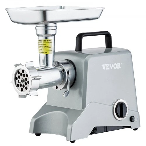 VEVOR Elektrinė mėsmalė, 5 lb/min, 575 W (800 W maks.), su peiliu, malimo plokšte ir 3 vamzdeliais