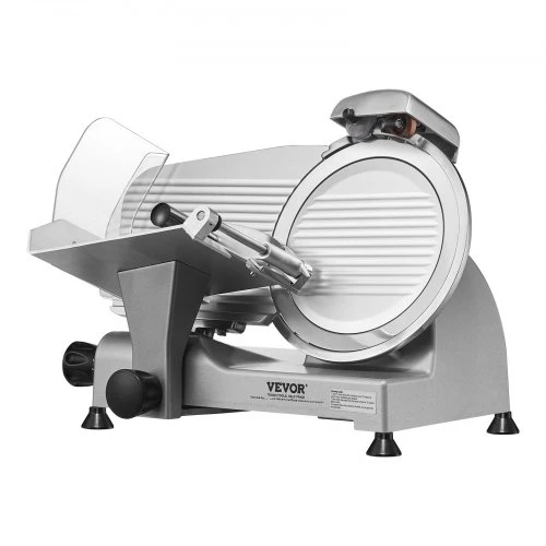 VEVOR Elektrinė mėsmės pjaustyklė, 340 W, 25,4 cm SUS420 nerūdijančio plieno peilis, 1A-CS110