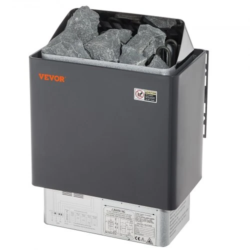 VEVOR Elektrinė saunos krosnelė, 400 V 3N, su 3 val. laikmačiu ir skaitmeniniu valdikliu, 5–9 m³