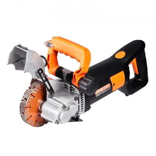 VEVOR Elektrinė sienų griovelių freza KC133, 2500 W, juoda ir oranžinė