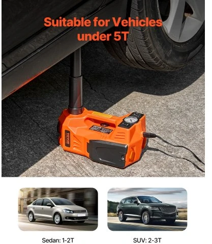 VEVOR Elektrinis automobilio domkratas, 12 V su integruotu pripūtimu