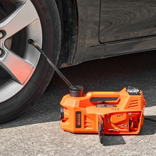 VEVOR Elektrinis automobilio domkratas, 12 V su integruotu pripūtimu