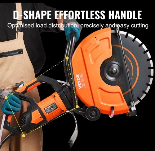 VEVOR Elektrinis betono pjūklas 40,6 cm, 3200 W, DC425