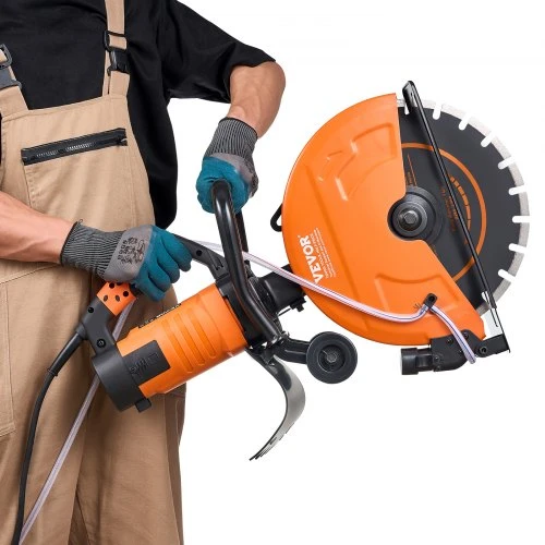 VEVOR Elektrinis betono pjūklas DC355, 2600 W, 35,6 cm, su vandens siurbliu ir disku