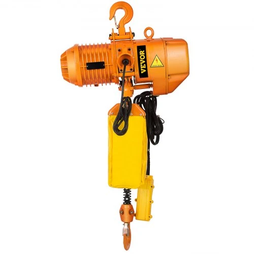 VEVOR Elektrinis grandininis keltuvas, 2200 lbs, 13 ft, 230 V, su laidiniu pultu