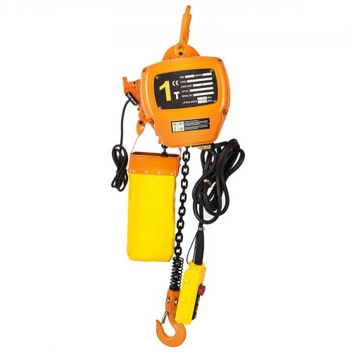 VEVOR Elektrinis grandininis keltuvas, 2200 lbs, 13 ft, 230 V, su laidiniu pultu