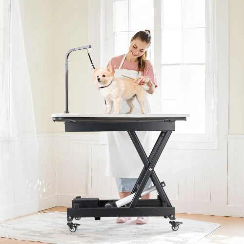 Koduva VEVOR elektrinis kėlimo stalas, 150 kg, 8–28 col. reguliuojamas, juodas
