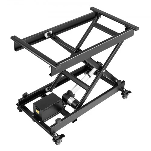 Koduva VEVOR elektrinis kėlimo stalas, 150 kg, 8–28 col. reguliuojamas, juodas