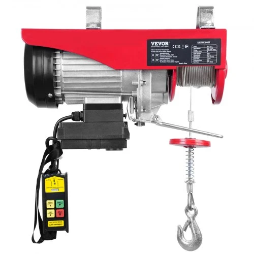Koduva VEVOR elektrinis keltuvas, 800 kg, 1450 W, 220 V, belaidis nuotolinis valdymas, 12 m