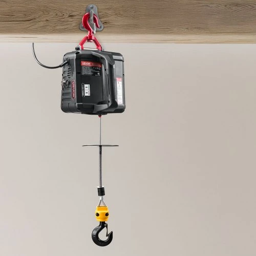 Koduva VEVOR elektrinis keltuvas gervė 2-in-1, 500 kg, 1500 W, 7,6 m, su laidiniu ir rankiniu valdymu