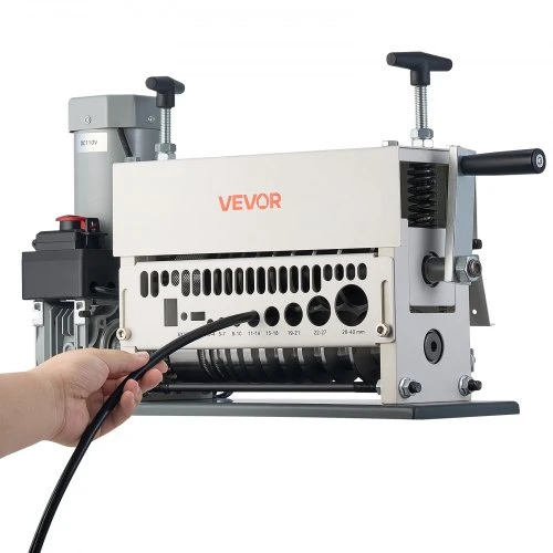 Koduva VEVOR elektrinis laidų izoliacijos nuėmimo aparatas, 1,5–40 mm, 11 kanalų, 370 W