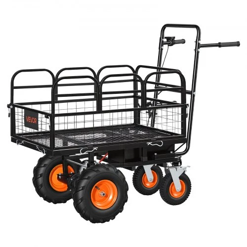 Koduva VEVOR elektrinis sodo vežimėlis EWB8613, 36 V, 432 Wh, 500 W, 300 kg, plieno