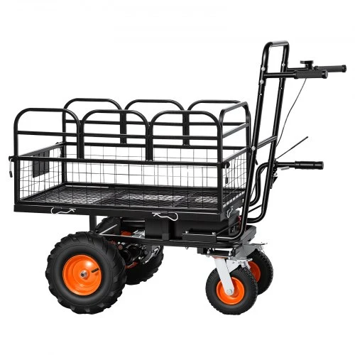 Koduva VEVOR elektrinis sodo vežimėlis EWB8613, 36 V, 432 Wh, 500 W, 300 kg, plieno