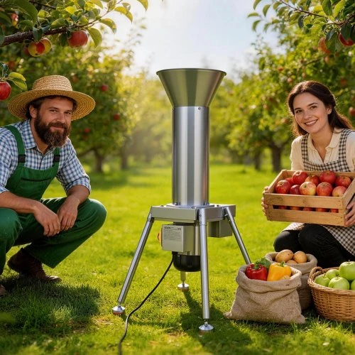 Koduva VEVOR elektrinis vaisių ir obuolių smulkintuvas, 1100 W, nerūdijančio plieno SUS304, pastatomas, 164 kg/h