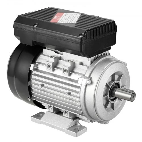 Koduva VEVOR elektrinis variklis 0,55 kW, 1400 aps./min, AC 220–240 V, 4,5 A, 80 rėmas, B3, 19 mm velenas