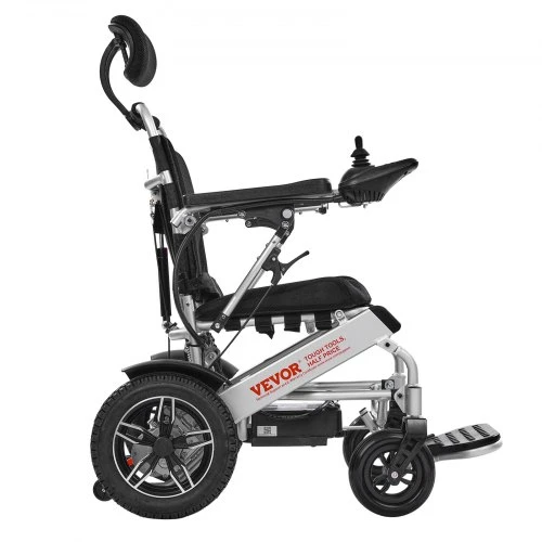 VEVOR Elektrinis vežimėlis suaugusiems, 136 kg, reguliuojamas atlošas, sulankstomas, 21 km nuotolis