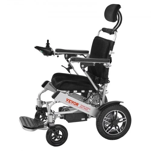 VEVOR Elektrinis vežimėlis suaugusiems, 136 kg, reguliuojamas atlošas, sulankstomas, 21 km nuotolis