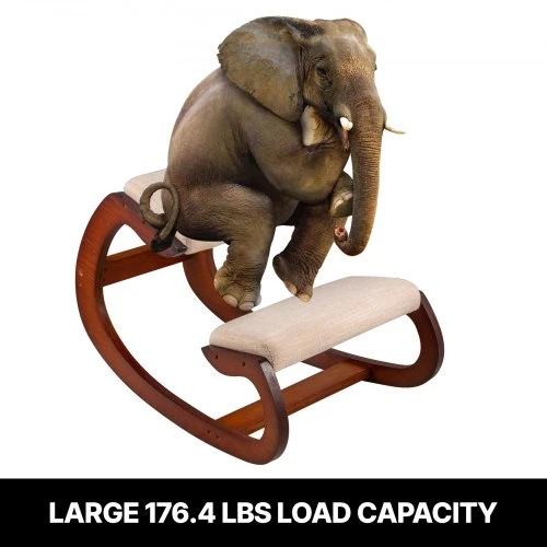 Koduva VEVOR ergonomiška klūpimo kėdė, 80 kg, beržo mediena, putos