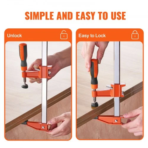 VEVOR F formos spaustuvai, 2 vnt., 91 cm, oranžiniai