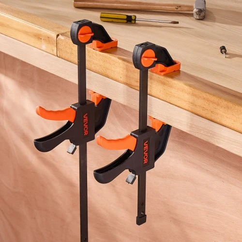 Koduva VEVOR F formos spaustuvai, 4 vnt., 30 cm ir 15 cm, oranžinė / juoda