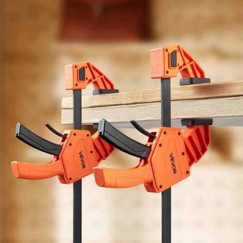 VEVOR F spaustuvai medienos darbams, 2 vnt., 30 cm, oranžinė / juoda