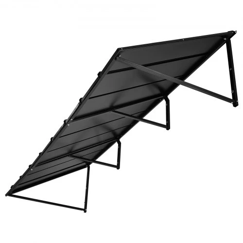 VEVOR Fiksuotas metalinis stogelis 104 x 36 in, lango ir durų stogelis su plieniniu rėmu