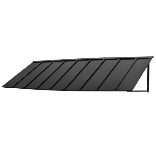 VEVOR Fiksuotas metalinis stogelis 104 x 36 in, lango ir durų stogelis su plieniniu rėmu