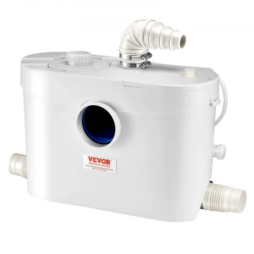 VEVOR FLO900 macerator pumpa, 900 W, 180 l/min, 12 m, 4 vandens įvadai
