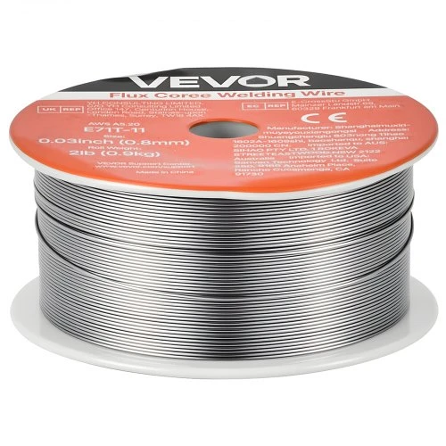 Koduva VEVOR flux core MIG suvirinimo viela E71T-11, 0,8 mm, 0,9kg