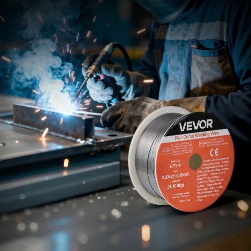 Koduva VEVOR flux core MIG suvirinimo viela E71T-11, 0,8 mm, 0,9kg